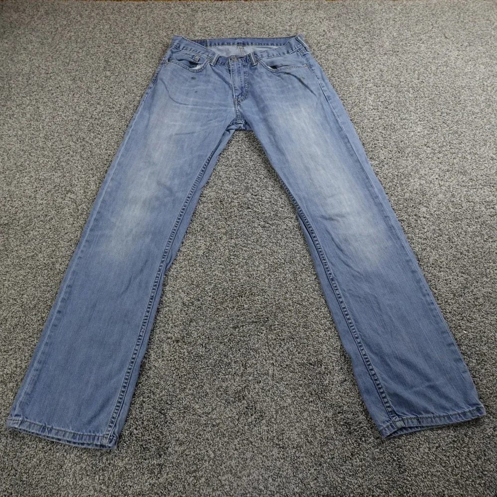 Levis Jeans Mens 32X34 Light Blue Denim Pants 559 Relaxed Straight Baggy Grunge‎